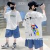 Set jeans Pokemon dễ thương cho bé trai đi chơi BTB28214