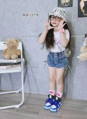 Set jeans rút dây dễ thương cho bé gái BGB123778