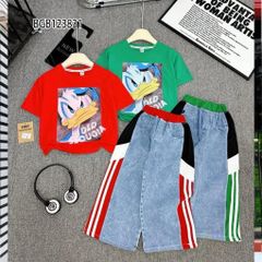 Set jeans vịt dễ thương cho bé gái BGB123830