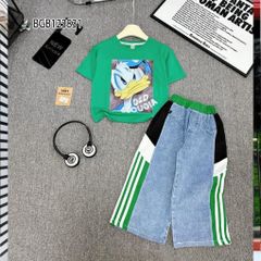 Set jeans vịt dễ thương cho bé gái BGB123830