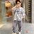 [XẢ KHO] Set áo hoa văn in chữ quần jogger thể thao dễ thương cho bé trai BTB26181
