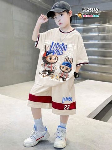 Set Labubu Vans phối màu dễ thương cho bé trai BTB28568