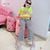 [XẢ KHO] Bộ quần loe baby girl caro áo in chữ dễ thương cho bé gái BGB122386