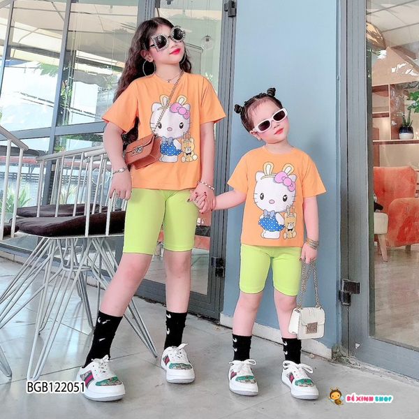 Bộ lửng HELLO KITTY dễ thương cho bé gái BGB122051