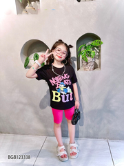 Bộ lửng in vịt dễ thương cho bé gái BGB123337