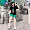 Bộ lửng in vịt dễ thương cho bé gái BXG101