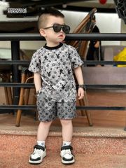 [XẢ KHO] Bộ thun LV dễ thương cho bé trai BTB27546