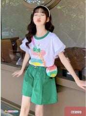 [XẢ KHO] Set áo mickey quần kaki dễ thương cho bé gái BGB122741