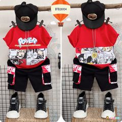 Set túi hộp Naturo Power dễ thương cho bé trai BTB26934