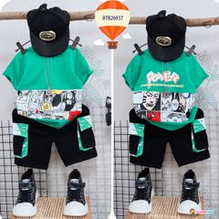 Set túi hộp Naturo Power dễ thương cho bé trai BTB26934