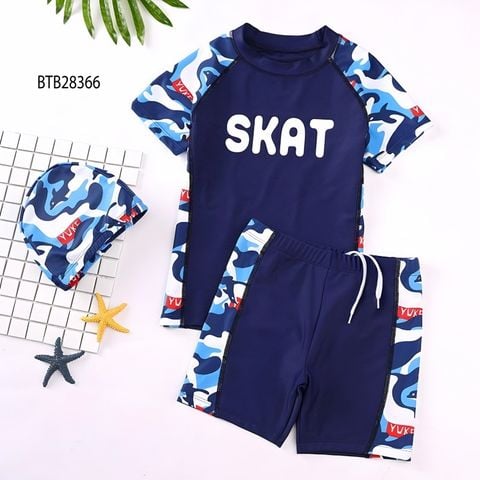 Set bơi kèm nón dễ thương cho bé trai BTB28365