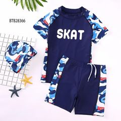 Set bơi kèm nón dễ thương cho bé trai BTB28365