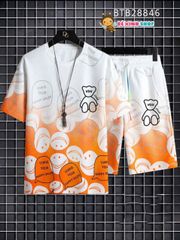 Bộ bé trai omber mặt cười MC (PHOM RỘNG) dễ thương cho bé trai BTB28845