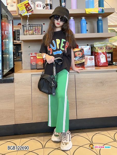 [XẢ KHO] Set ống suông SUPER dễ thương cho bé gái BGB122689