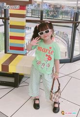 Set áo mèo Marie quần suông dễ thương cho bé gái BGB122854