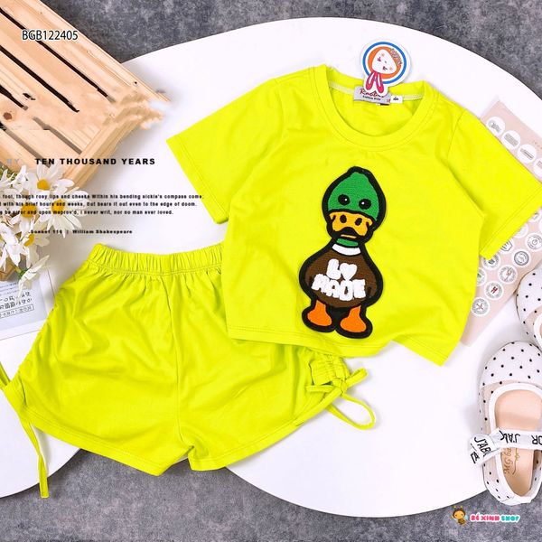 [XẢ KHO] Set rút dây đắp vịt dễ thương cho bé gái BGB122404