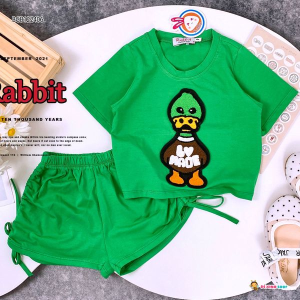 [XẢ KHO] Set rút dây đắp vịt dễ thương cho bé gái BGB122404