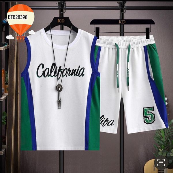 Bộ sát nách thể thao số 5 dễ thương cho bé trai BTB28398