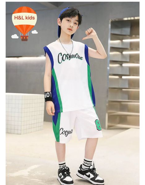 Bộ sát nách thể thao số 5 dễ thương cho bé trai BTB28398