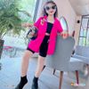 Set sơ mi 3 món dễ thương cho bé gái BGB122489