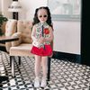 Set áo sơ mi cột dây quần sort kaki dễ thương cho bé gái đi chơi BGB123994