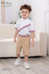 Bộ sơ mi bé trai Thom dễ thương cho bé trai BTB27770