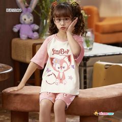 [XẢ KHO] Bộ thun raplang in cáo thỏ dễ thương cho bé gái BGB122483