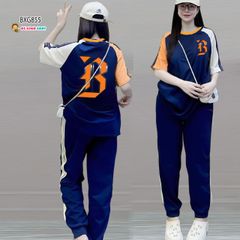 Set tay phối thể thao chữ B dễ thương cho bé trai , bé gái & MẸ BXG854