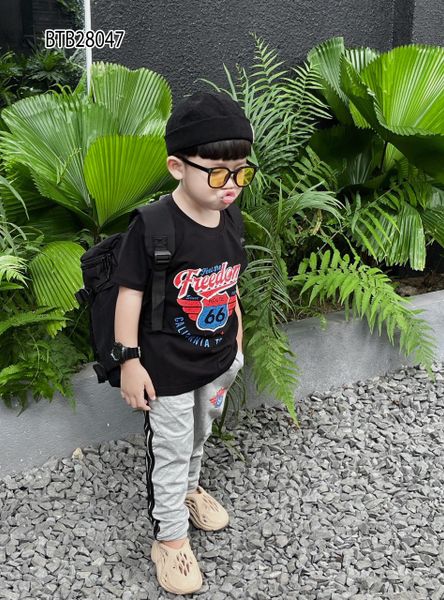 Bộ thể thao 66 quần dài dễ thương cho bé trai BTB28047