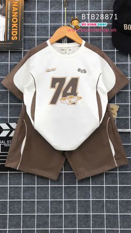 Set bé trai phối màu in 74 dễ thương cho bé trai BTB28869