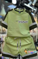 Set thun phối tay thêu BBR dễ thương cho bé trai BTB28859