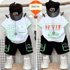 [XẢ KHO] Set hiphop túi hộp HBA dễ thương cho bé trai BTB27192