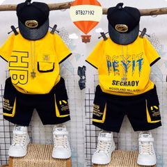 [XẢ KHO] Set hiphop túi hộp HBA dễ thương cho bé trai BTB27192