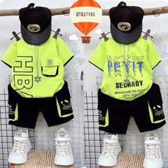 [XẢ KHO] Set hiphop túi hộp HBA dễ thương cho bé trai BTB27192