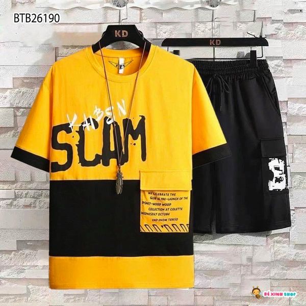 [XẢ KHO] Set túi hộp chữ SCAM dễ thương cho bé trai BTB26190