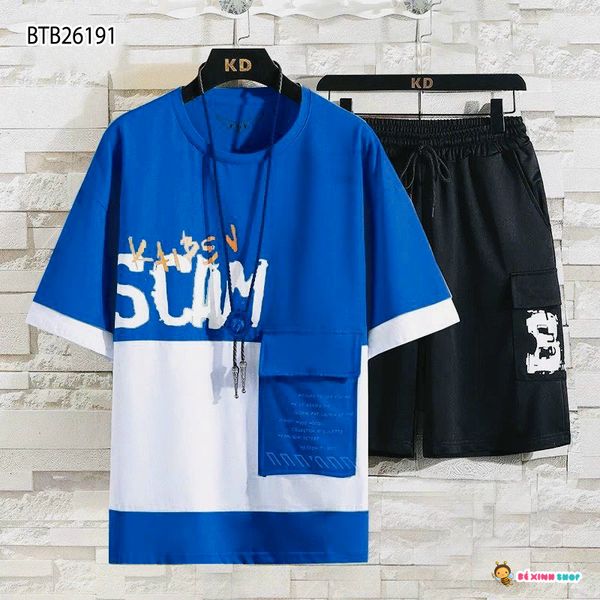 [XẢ KHO] Set túi hộp chữ SCAM dễ thương cho bé trai BTB26190