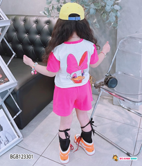 Bộ thun vịt Daisy dễ thương cho bé gái BGB123301