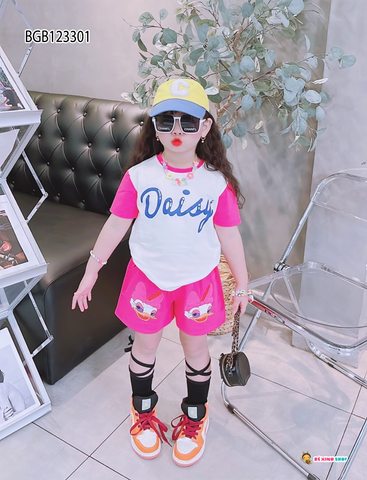 Bộ thun vịt Daisy dễ thương cho bé gái BGB123301