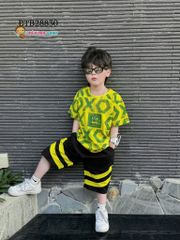 Set thun hiphop in XO toàn thân dễ thương cho bé trai BTB28830