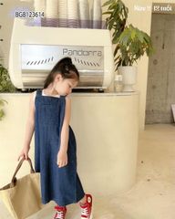Set yếm jean kèm áo dễ thương cho bé gái BGB123614