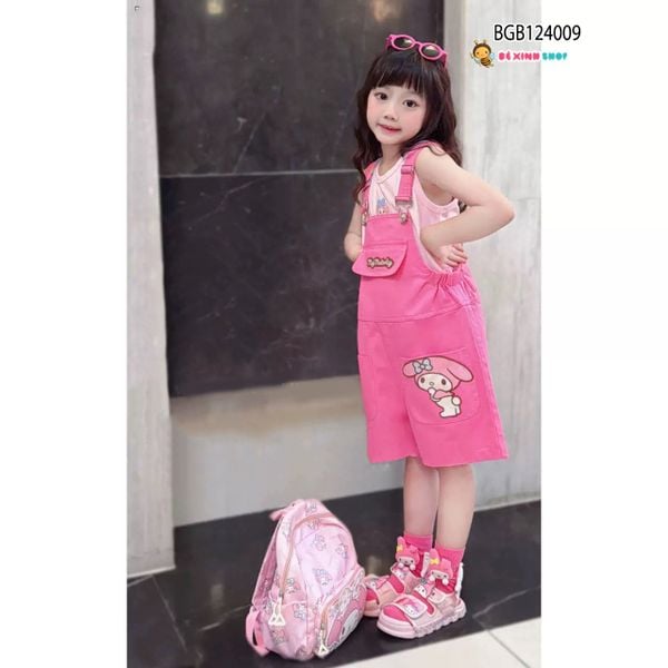 Set yếm kèm áo thỏ Melody dễ thương cho bé gái BGB124009