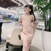 Set váy áo TAY PHỒNG khoét lưng dễ thương cho bé gái BGB120518