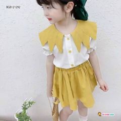 Set áo váy đũi thương cho bé gái BGB121292