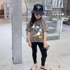 [XẢ KHO] Set beo in MICKEY DONAL dễ thương cho bé gái BGB121126