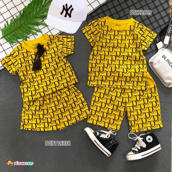 [XẢ KHO] Set bộ D.ior dễ thương cho bé TRAI BTB22008