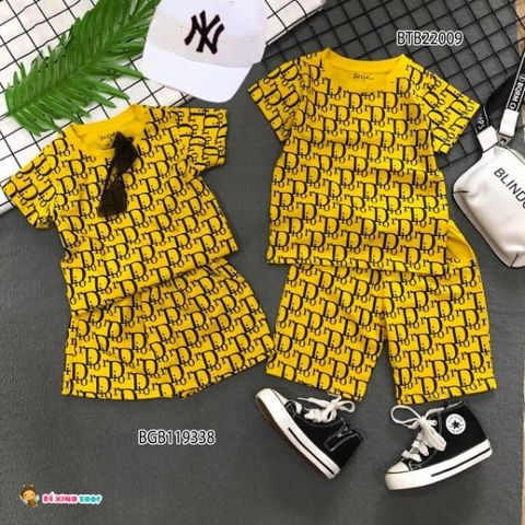 [XẢ KHO] Set bộ D.ior dễ thương cho bé TRAI BTB22008