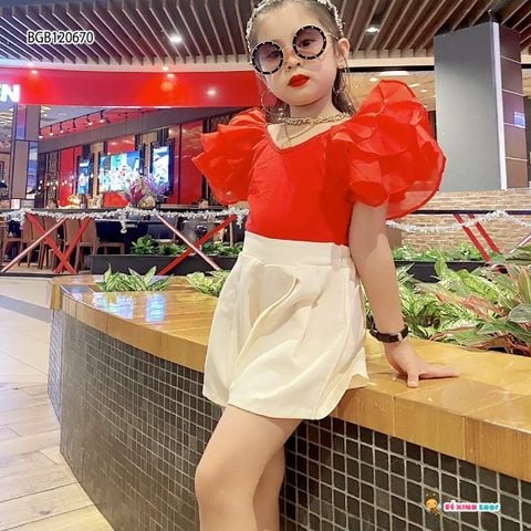[XẢ KHO] Set đùi tay phồng dễ thương cho bé gái BGB120670