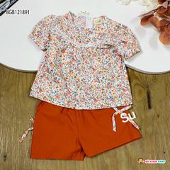 [XẢ KHO] Bộ hoa quần sort dễ thương cho bé gái BGB121891