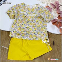 [XẢ KHO] Bộ hoa quần sort dễ thương cho bé gái BGB121891