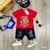 [XẢ KHO] Set jean cọp dễ thương cho bé trai BTB24198